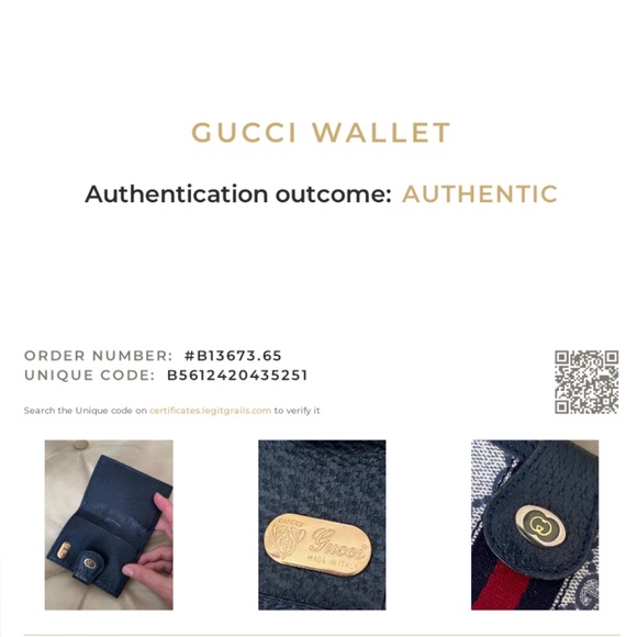 Vintage Gucci COA Men's Credit Card Wallet GG Supreme Ophidia Sherry Web Stripe - Picture 2 of 11